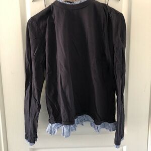 Oasis Fashion  Dark blue sweater with blouse detail Size L